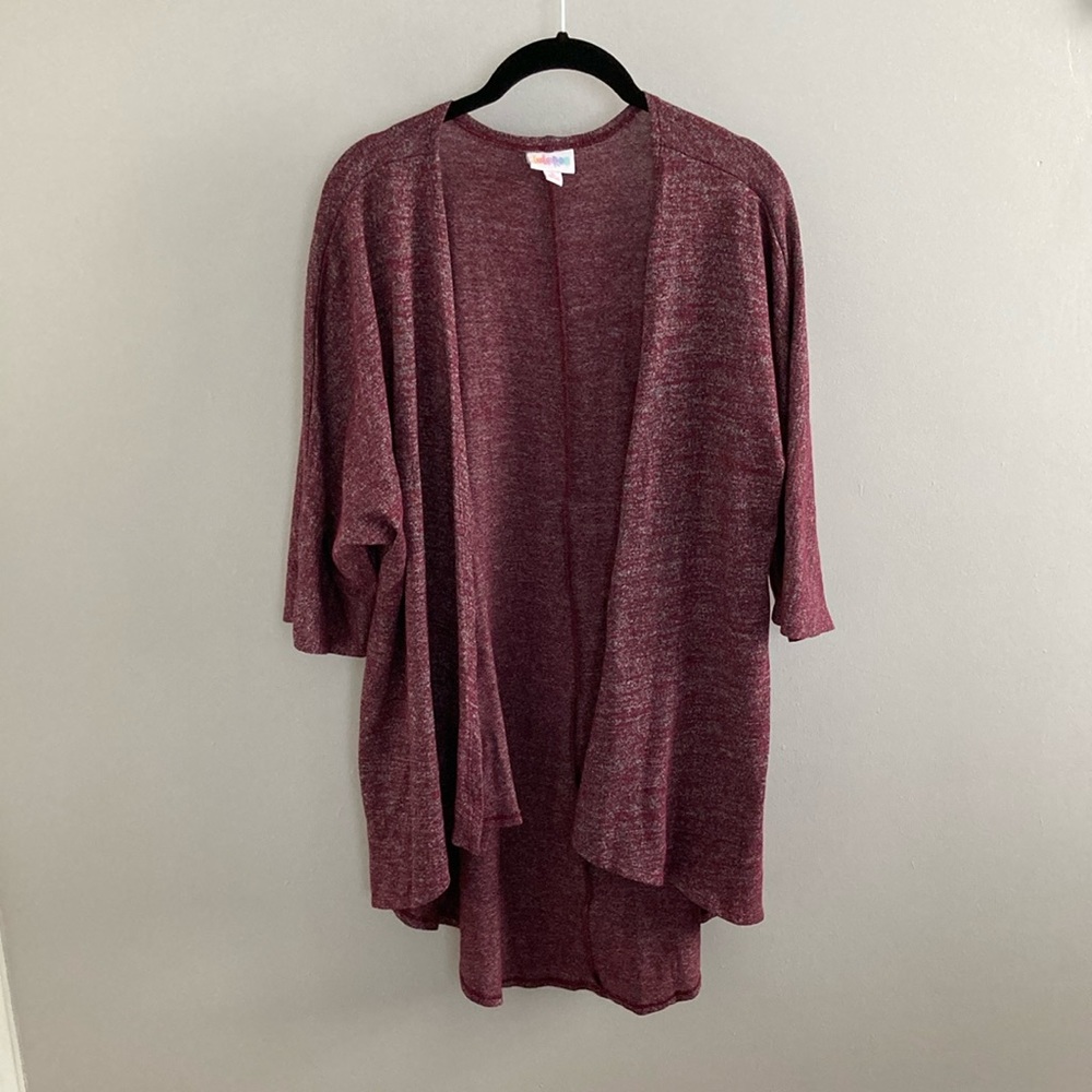 2/$15 ❤️💜 LuLaRoe cardigan ❤️💜 small ❤️💜 maroon
